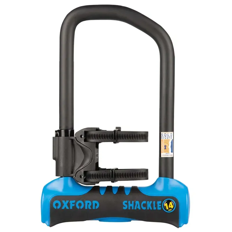 Oxford Shackle14 Pro 260x177mm U-Lock in Blue