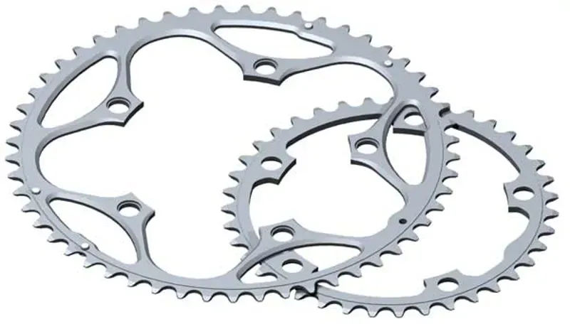 Stronglight 110PCD Type S - 5083 Series 5-Arm Road Silver Chainrings 46T- 52