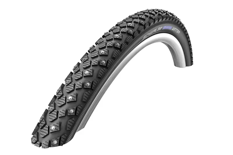 Schwalbe Marathon Winter Plus 700x40c Perf. Stud/Snow Tire in Black
